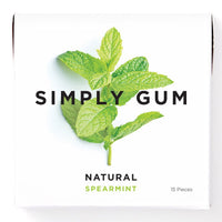 Spearmint Natural Chewing Gum