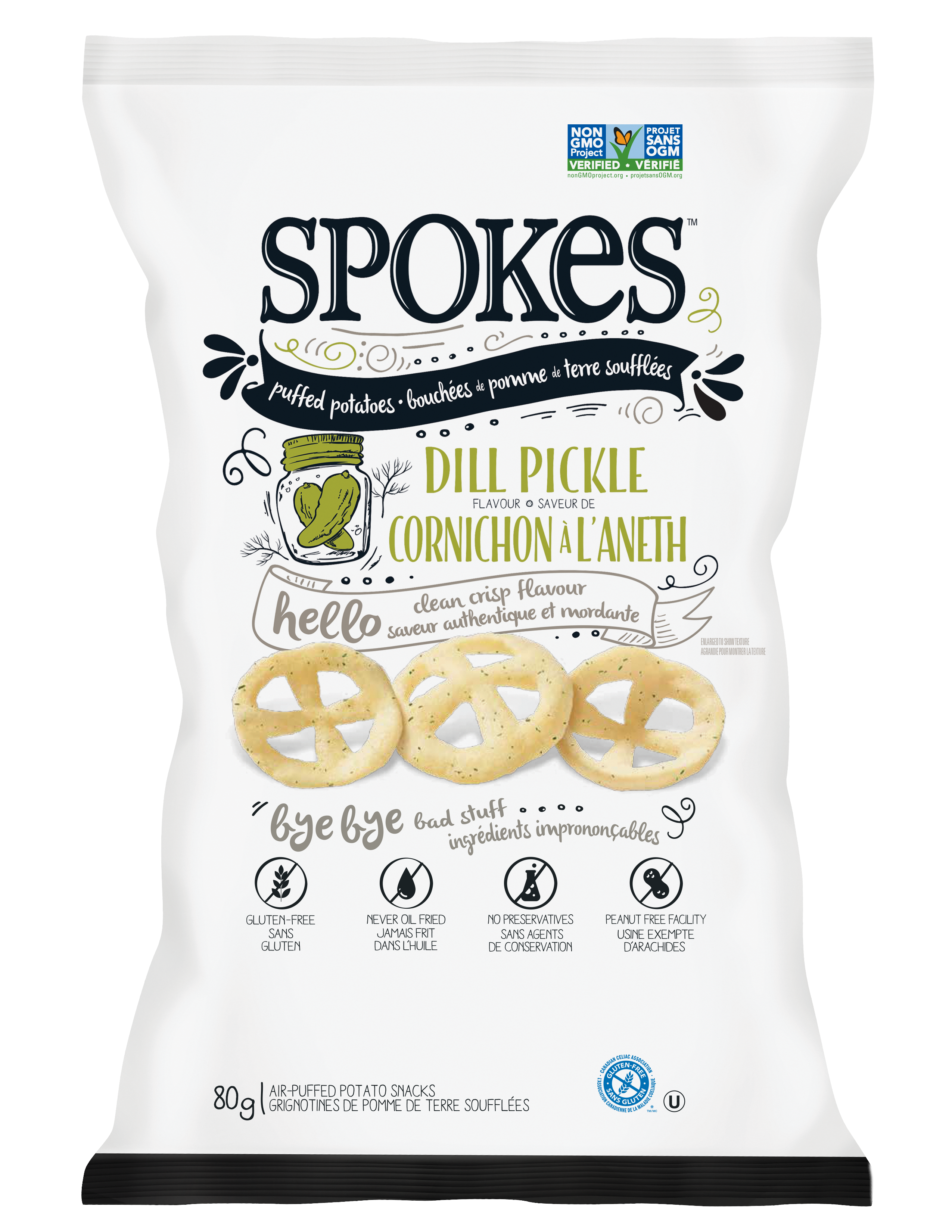  Spokes Snacks Dill Pickle 