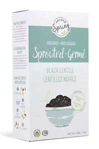 Sprouted Black Lentils