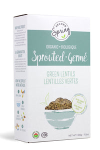 Sprouted Green Lentils