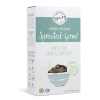 Sprouted Lentil Trio
