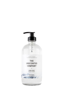 Unscented Hand Soap - Glass Bottle