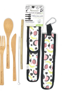 Reusable Bamboo Utensil Kit