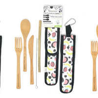 Reusable Bamboo Utensil Kit
