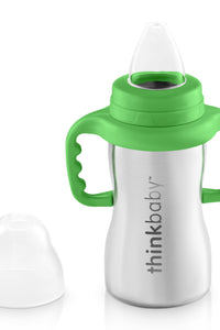 Stainless Steel Sippy Cup Green