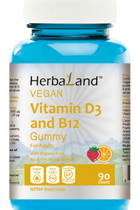 Gummy for Adults: Vegan D3 & B12