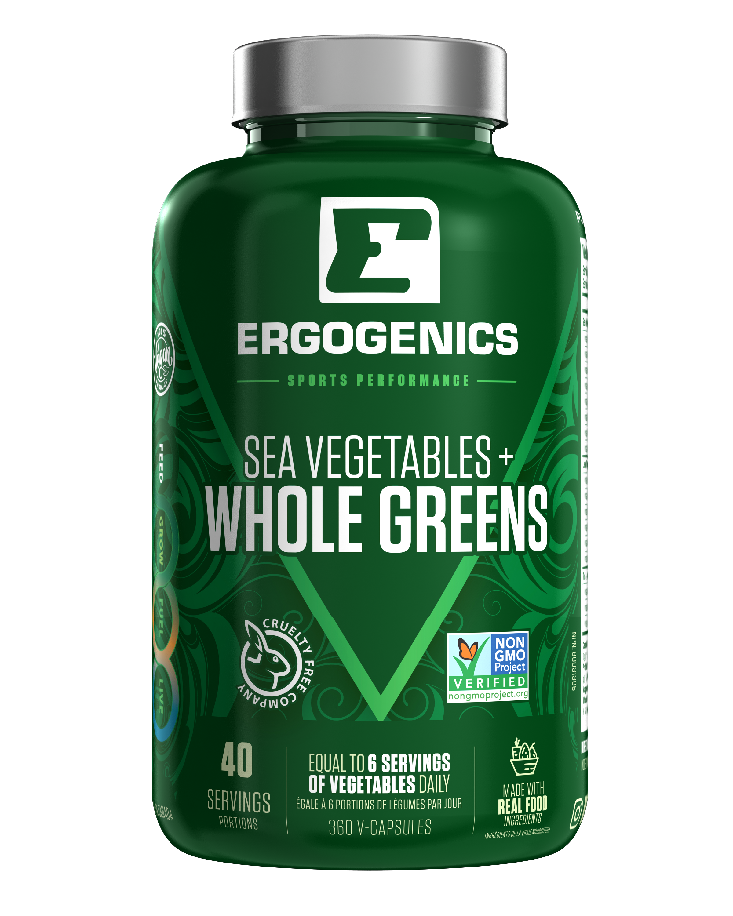 Organic Whole Greens Capsules