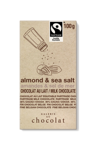 Fairtrade Milk Almond Sea Salt  Bar