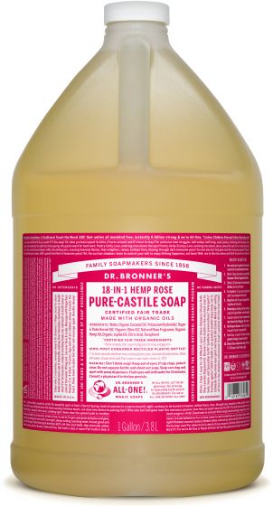 Rose Pure-Castile Liquid Soap