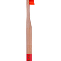 Children's Bamboo Toothbrush Red