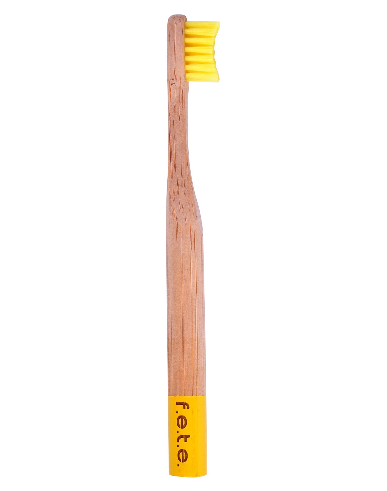 Child Bamboo Toothbrush Yellow