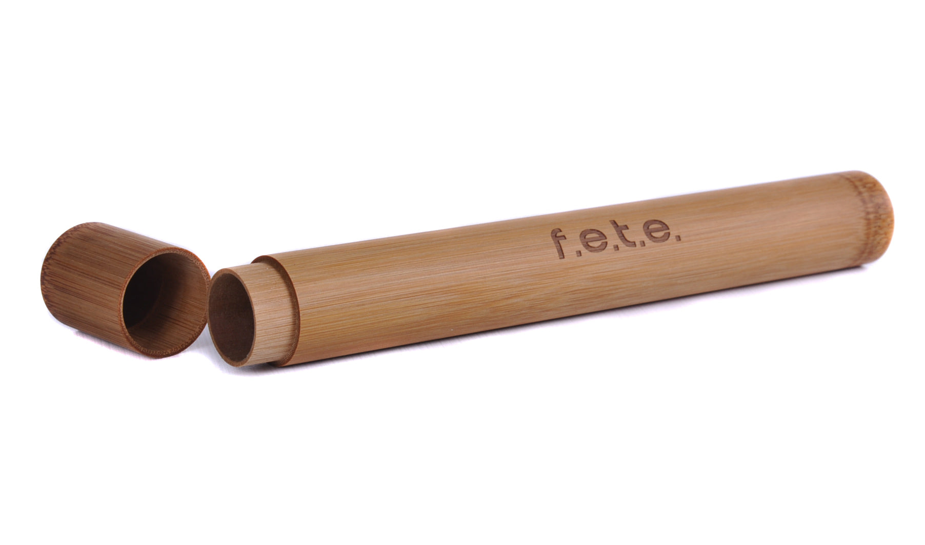 Bamboo Toothbrush Travel Case