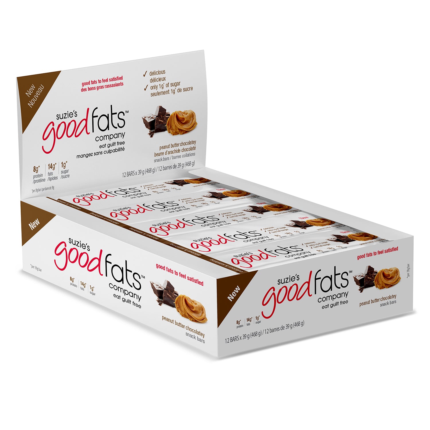 Peanut butter choc snack bar