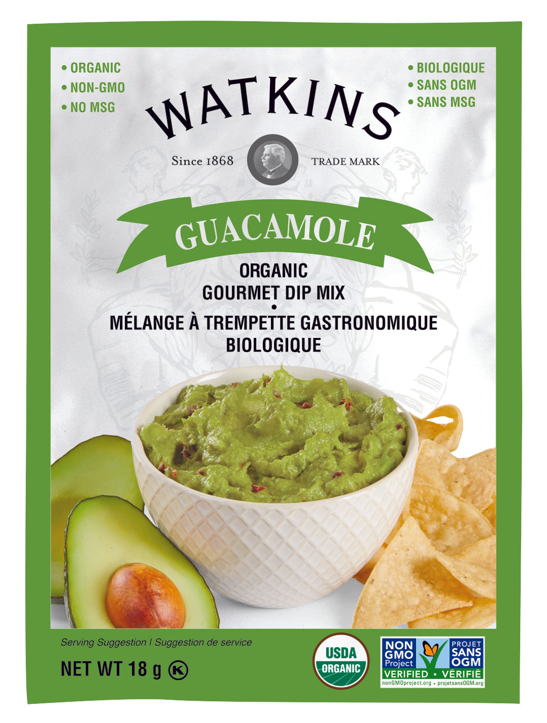 Organic Guacamole Dip Mix