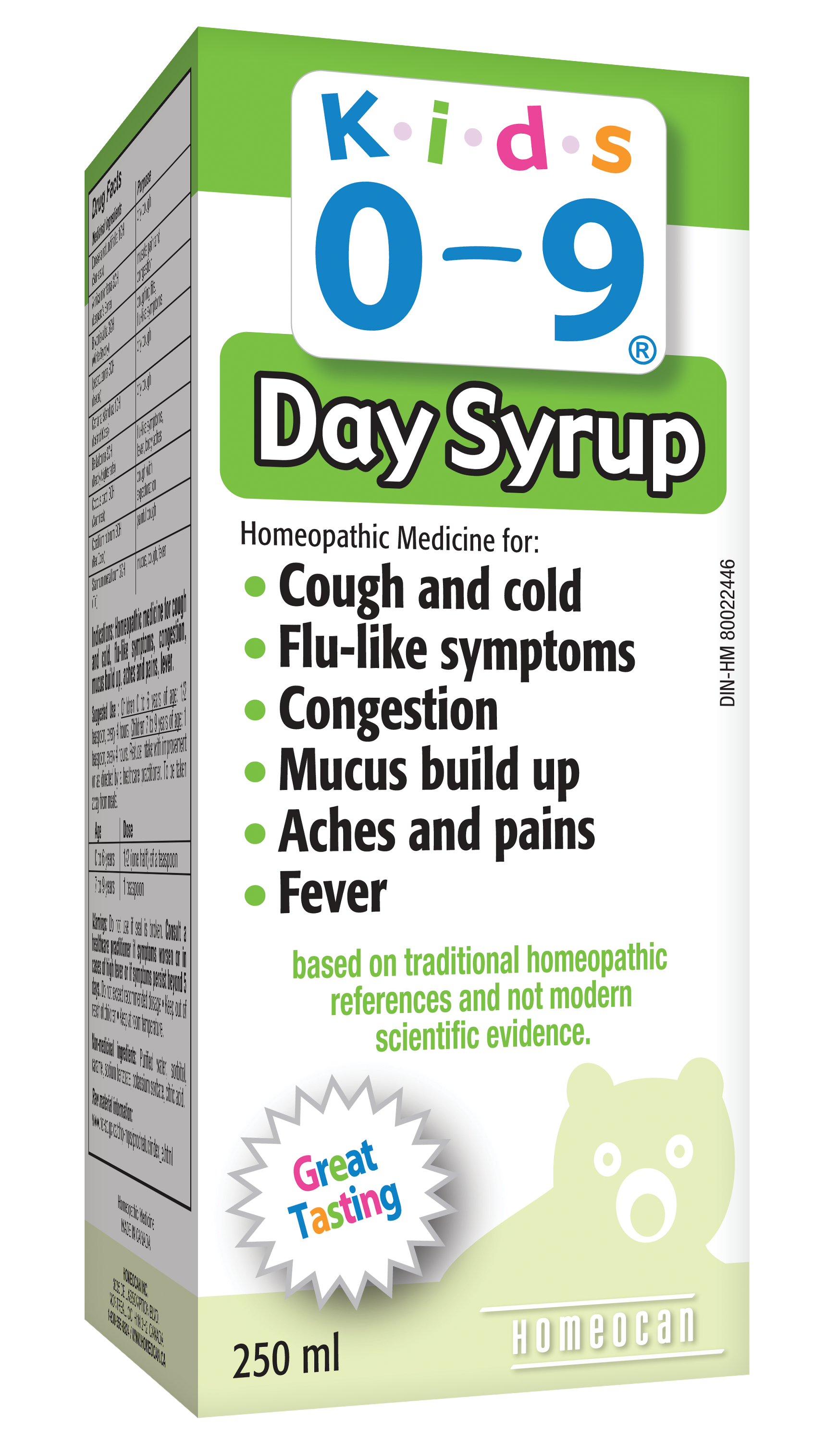 Kids 0-9 Cough and Cold Daytime