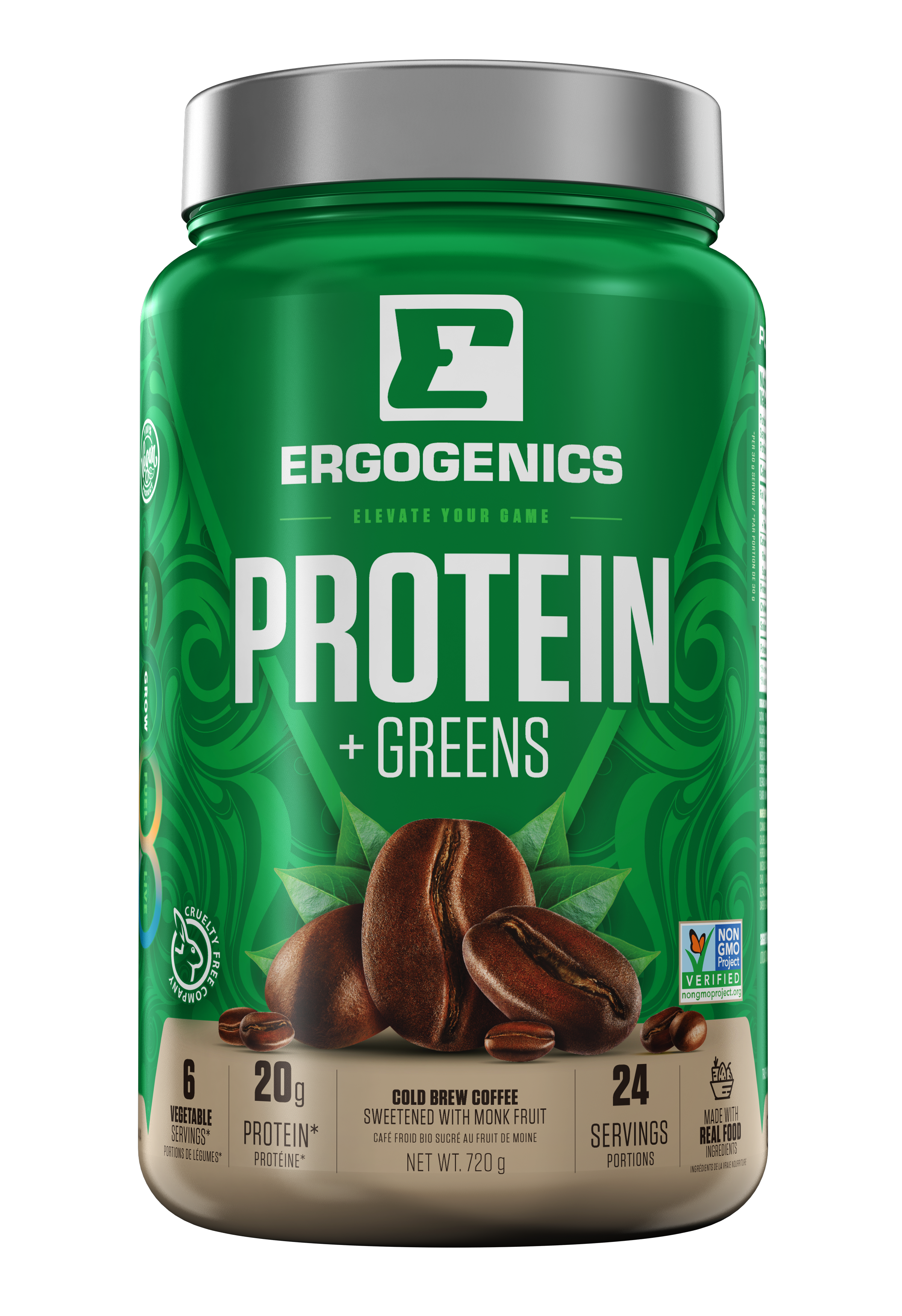 Plant Protein +Greens - Coffee