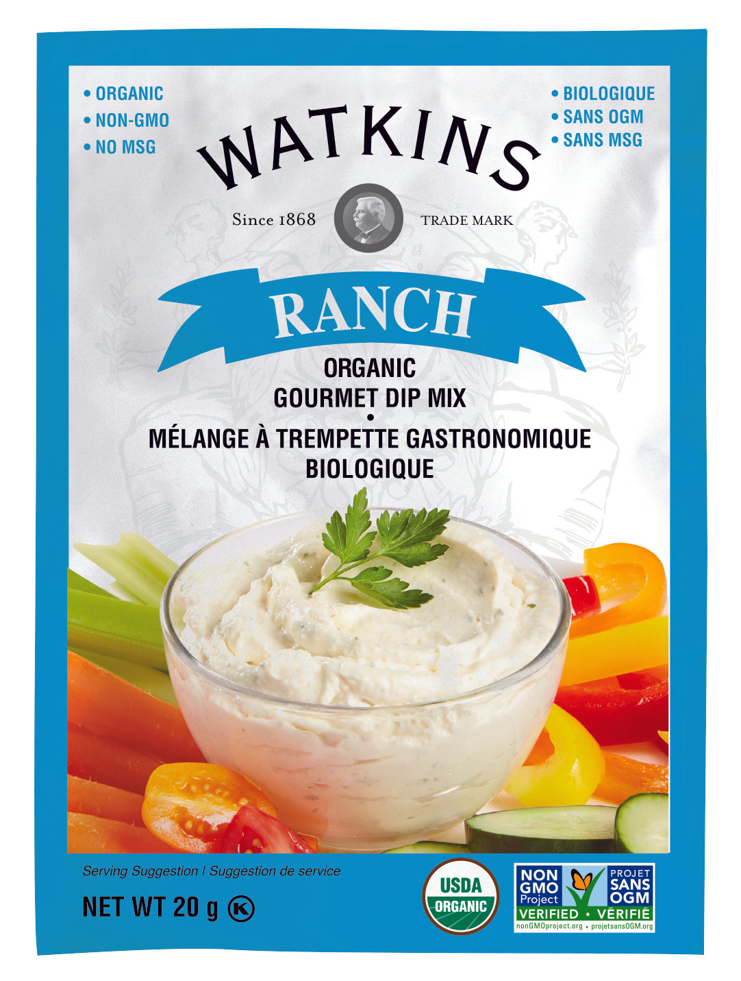 Organic Ranch Mix Dip