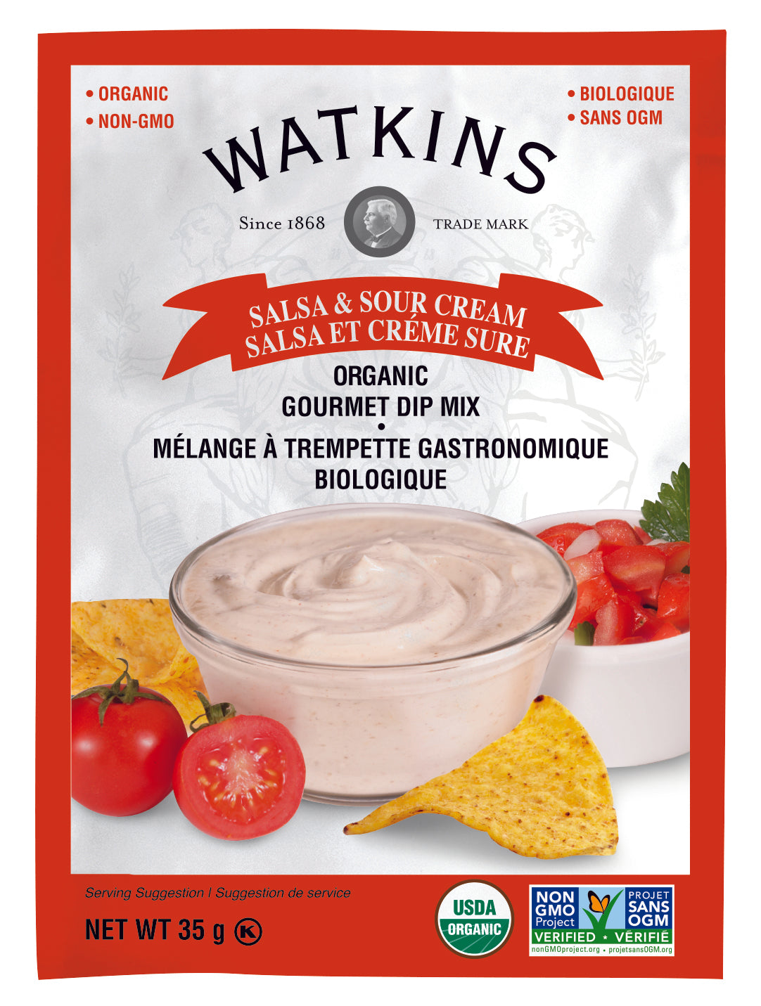 Organic Salsa Sour Cream Mix